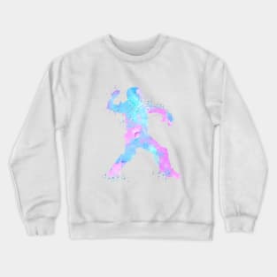 Girl Softball Catcher Player Sport Gift Crewneck Sweatshirt